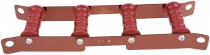 Climbing Rope Edge Roller System for Rigging Rappelling Roofing Mountaineering - Aluminum Alloy Foldable Protector 15.7x4.7x1.6 inch