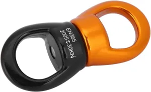 Climbing Universal Wheel, Lightweight AluminumMagnesium Alloy Widely Used Climbing Rotation Connector Rock Climbing Tool for Rock Climbing