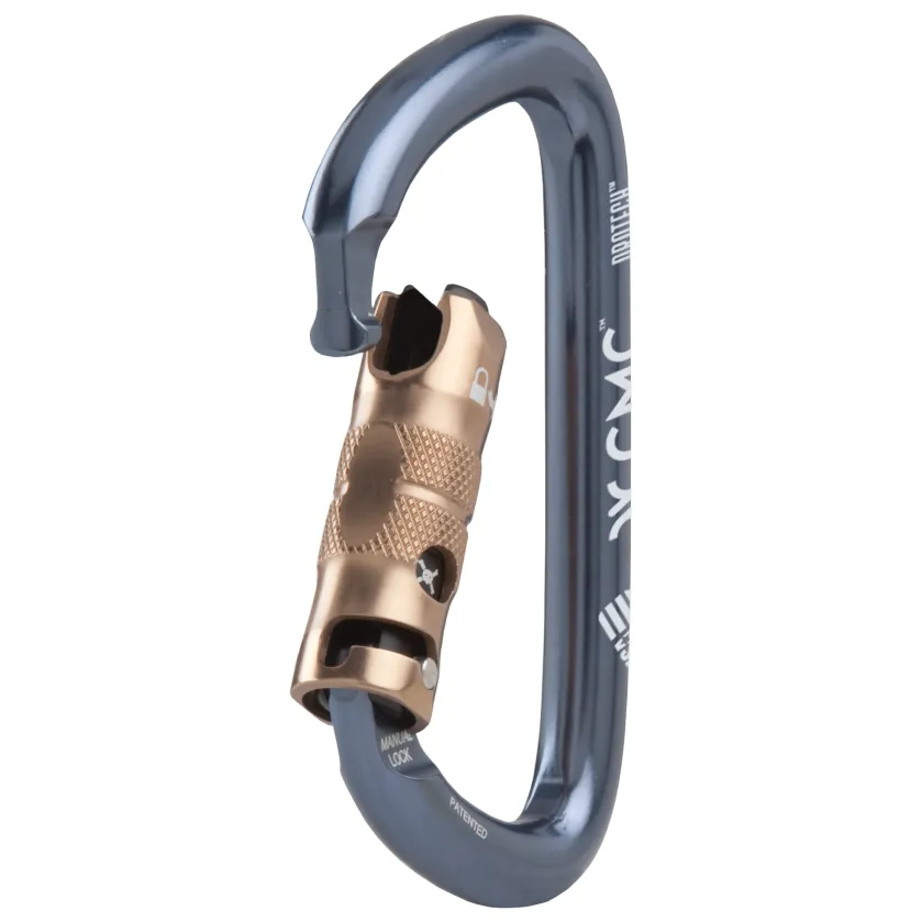 CMC ProTech Locking D Manual-Lock Carabiner