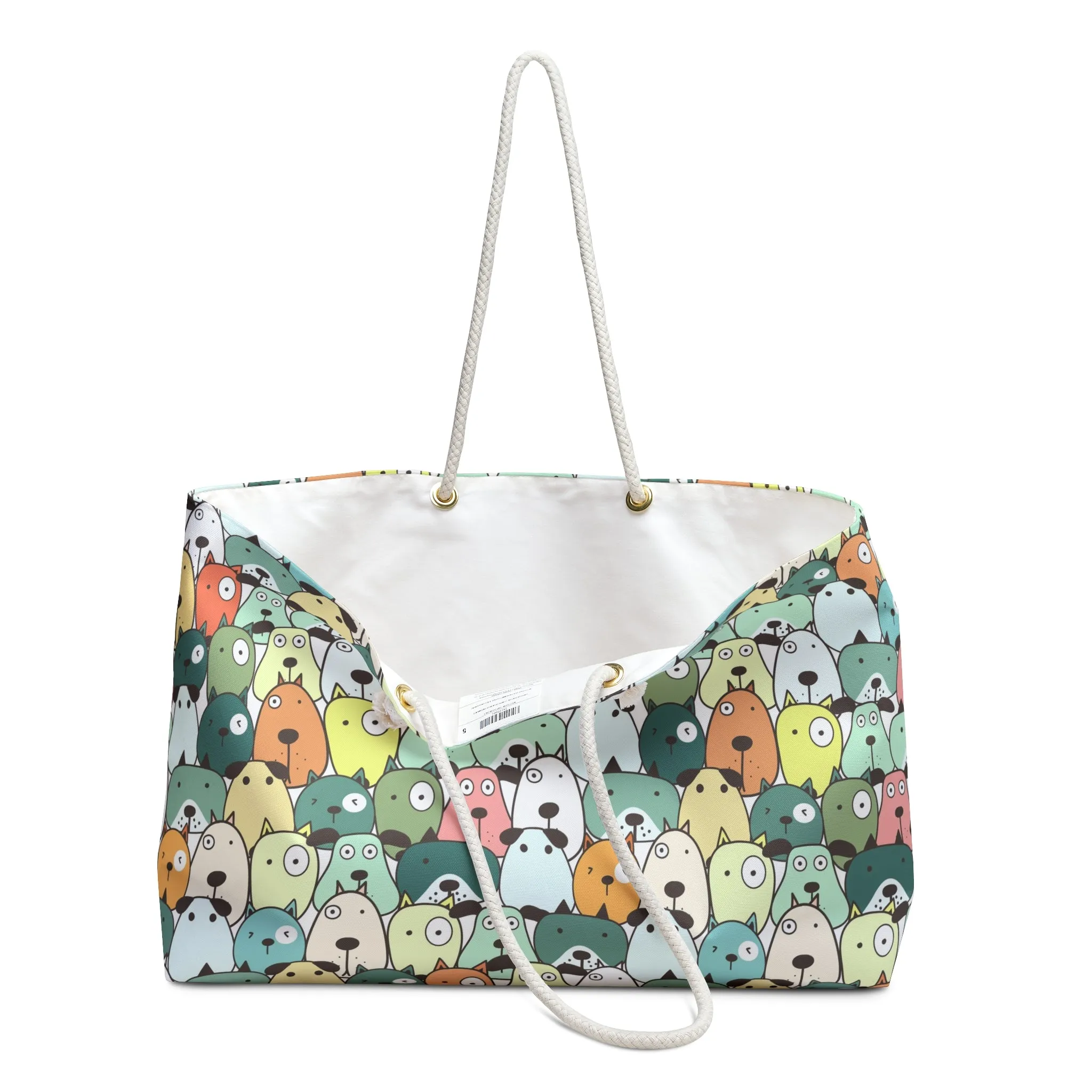 Colorful Animal Print Weekender Bag - Perfect for Travel & Leisure