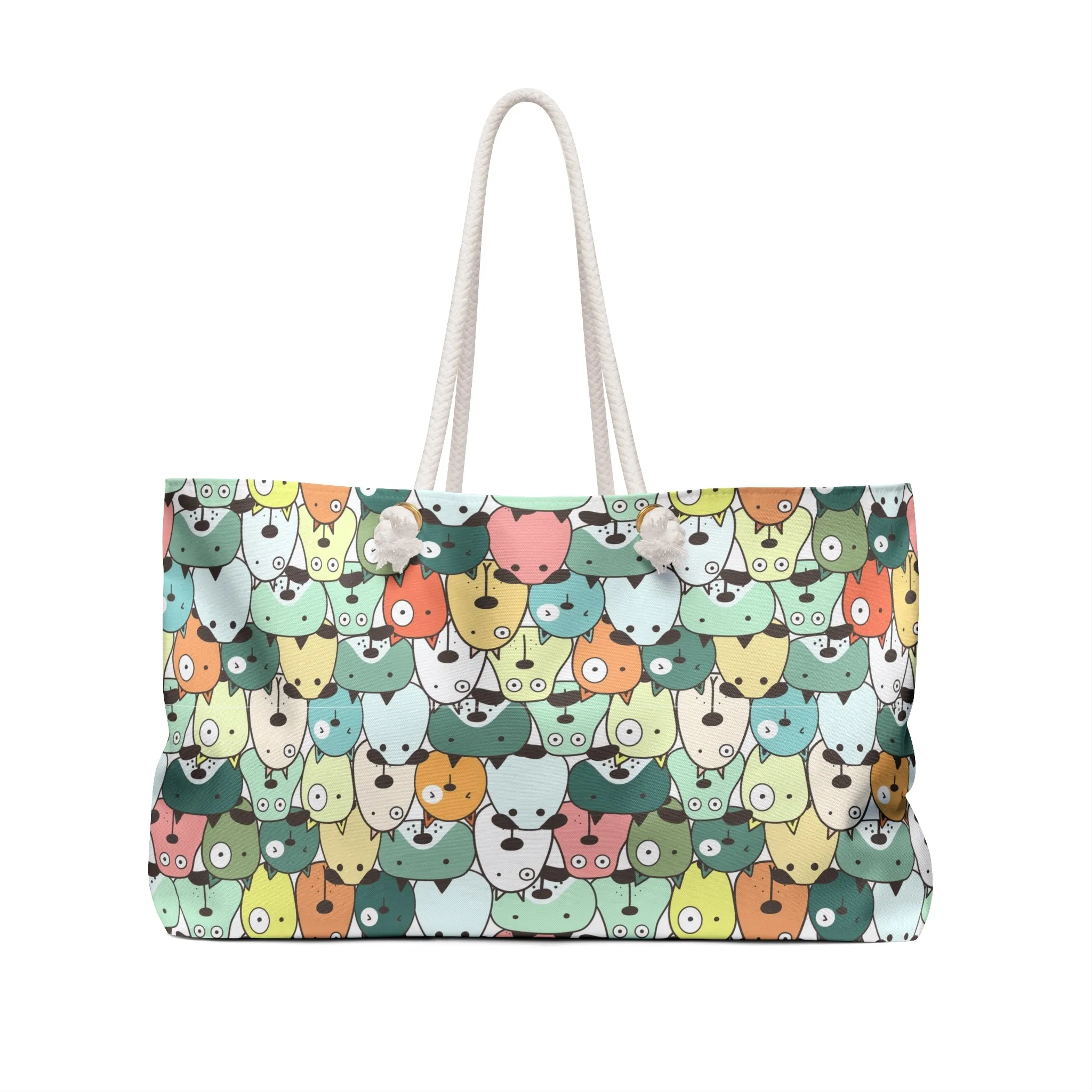 Colorful Animal Print Weekender Bag - Perfect for Travel & Leisure