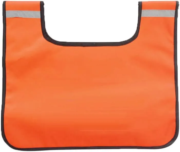 Comily Plus  Off Road Recovery Winch Weight Bag,Safety Strong Durable PVC Winch Rope Dampener Blanket with Pocket-Light Orange Color