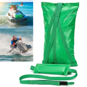 Compact Jet Ski Anchor Bag,Ocean Float Anchor with Integrated Float Anchor Rope for PWC Water Sports,Kayaking and Watercraft