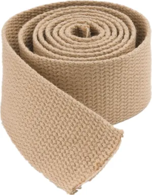 Cotton Webbing Strap for Lawn Chairs Bags Handles Luggage Cargo Strapping Climbing 3/4" 1" 1.5" 2" Wide