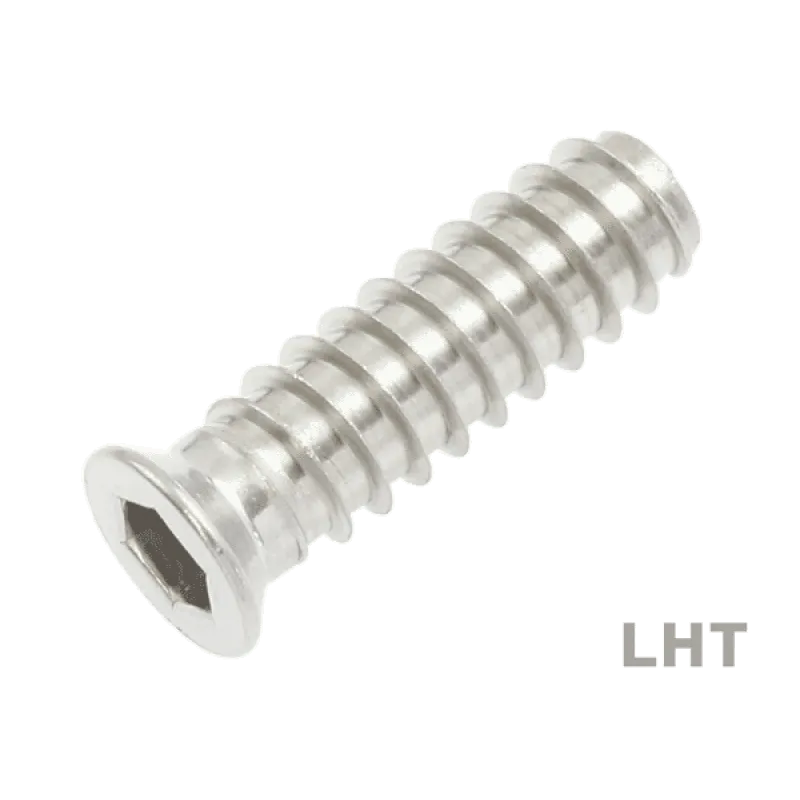 Countersunk timber Insert Left hand threaded 304 M6