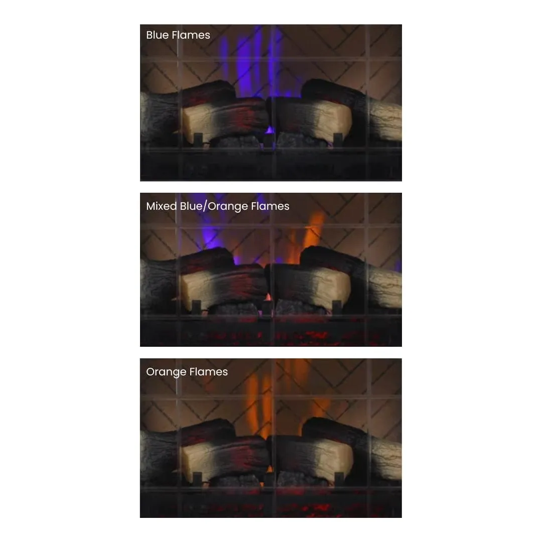 Country Living Deep Red Infrared Electric Fireplace Stove Heater