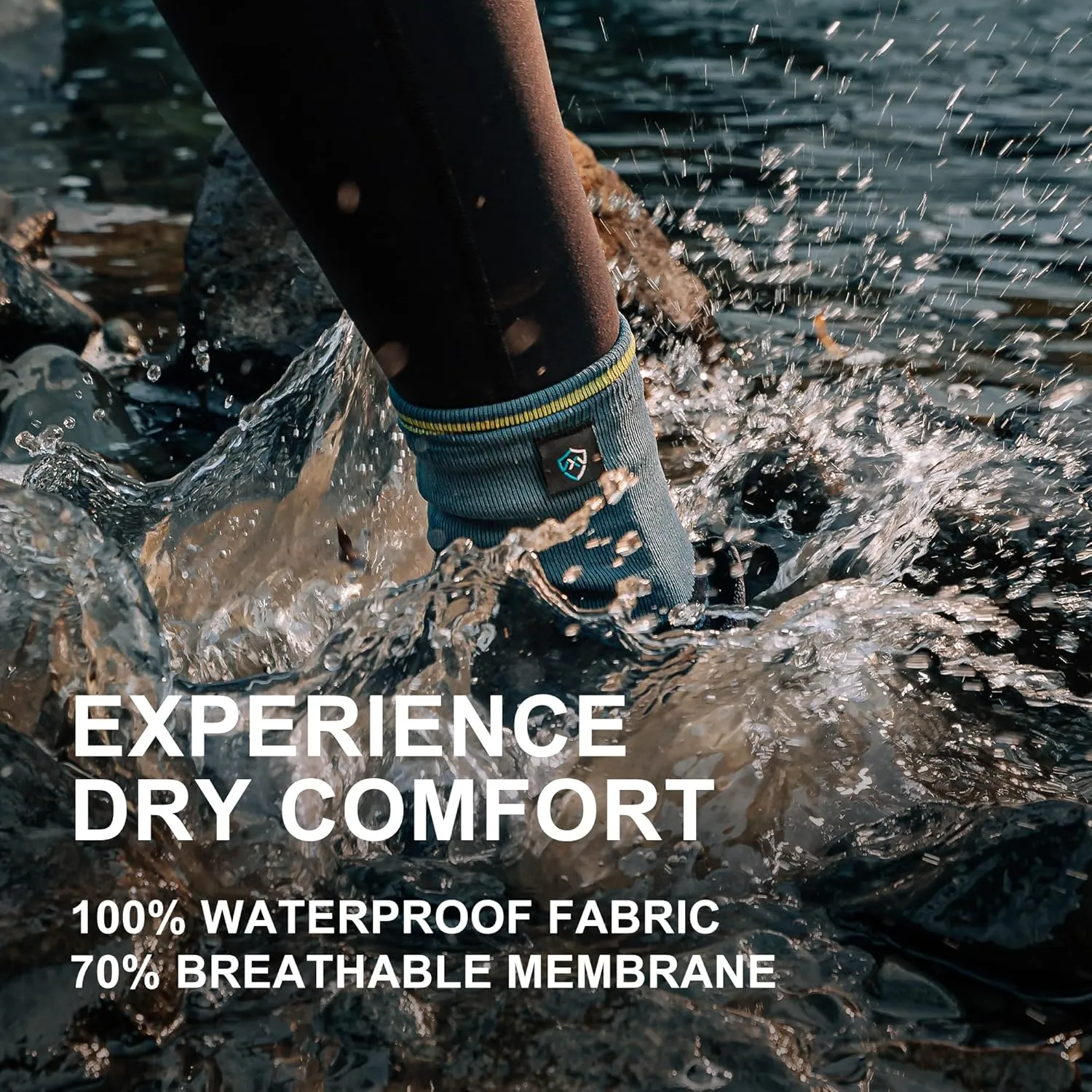 DexShell Waterproof Socks for Men & Women, Ultralite for Hiking Walking Outdoor Activities in Cold Wet Weather, Unisex Ankle