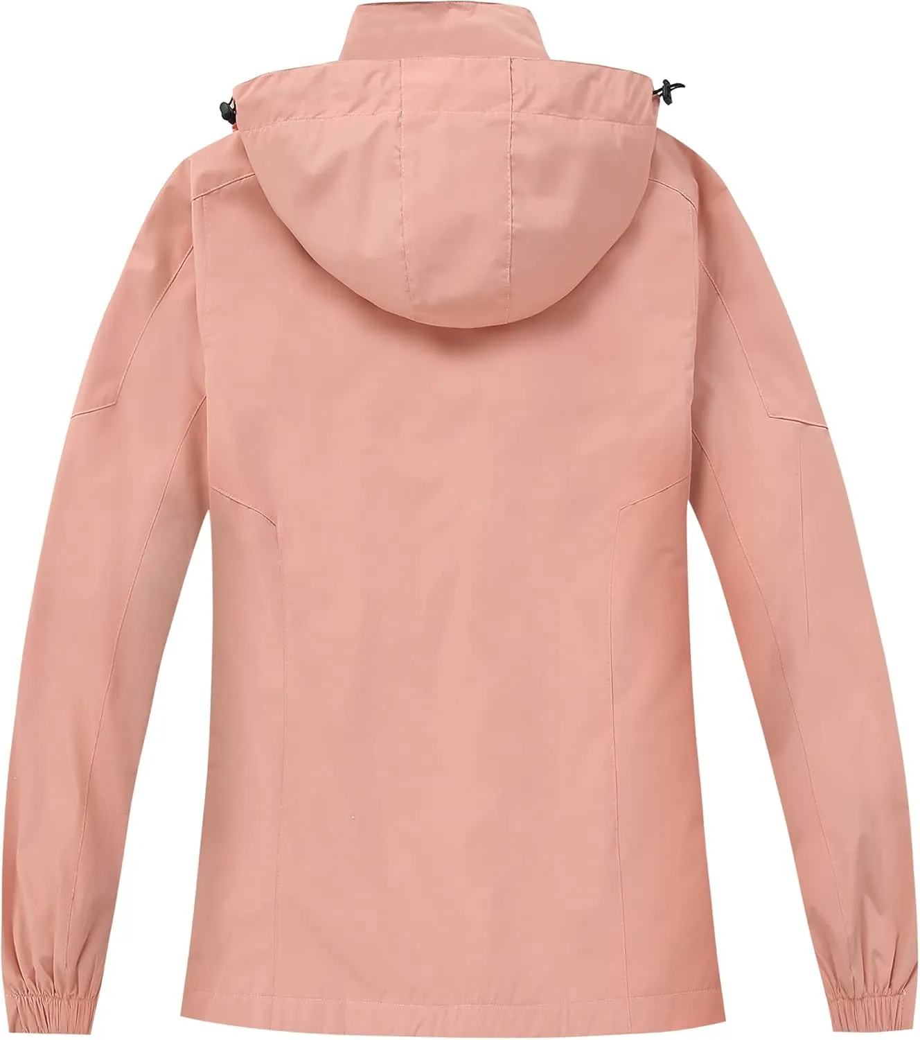 Diamond Candy Waterproof Rain Jacket Women Lightweight Outdoor Raincoat Hooded for Hiking skiing