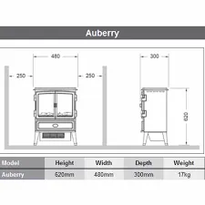 Dimplex Auberry Opti Myst Electric Stove
