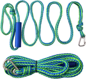 Docking Lines Rope Mooring Bungee - PWC Dock Rope 7FT 10FT 14FT with Foam Float for Personal Watercraft Kayak, Jet Ski, SeaDoo, Boat, Pontoon Bungee Docking Line Rope