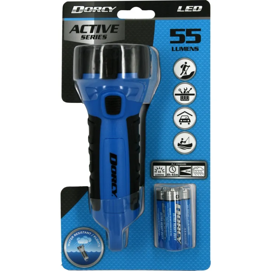 Dorcy 55 Lumen Waterproof & Floating Torch - Assorted*