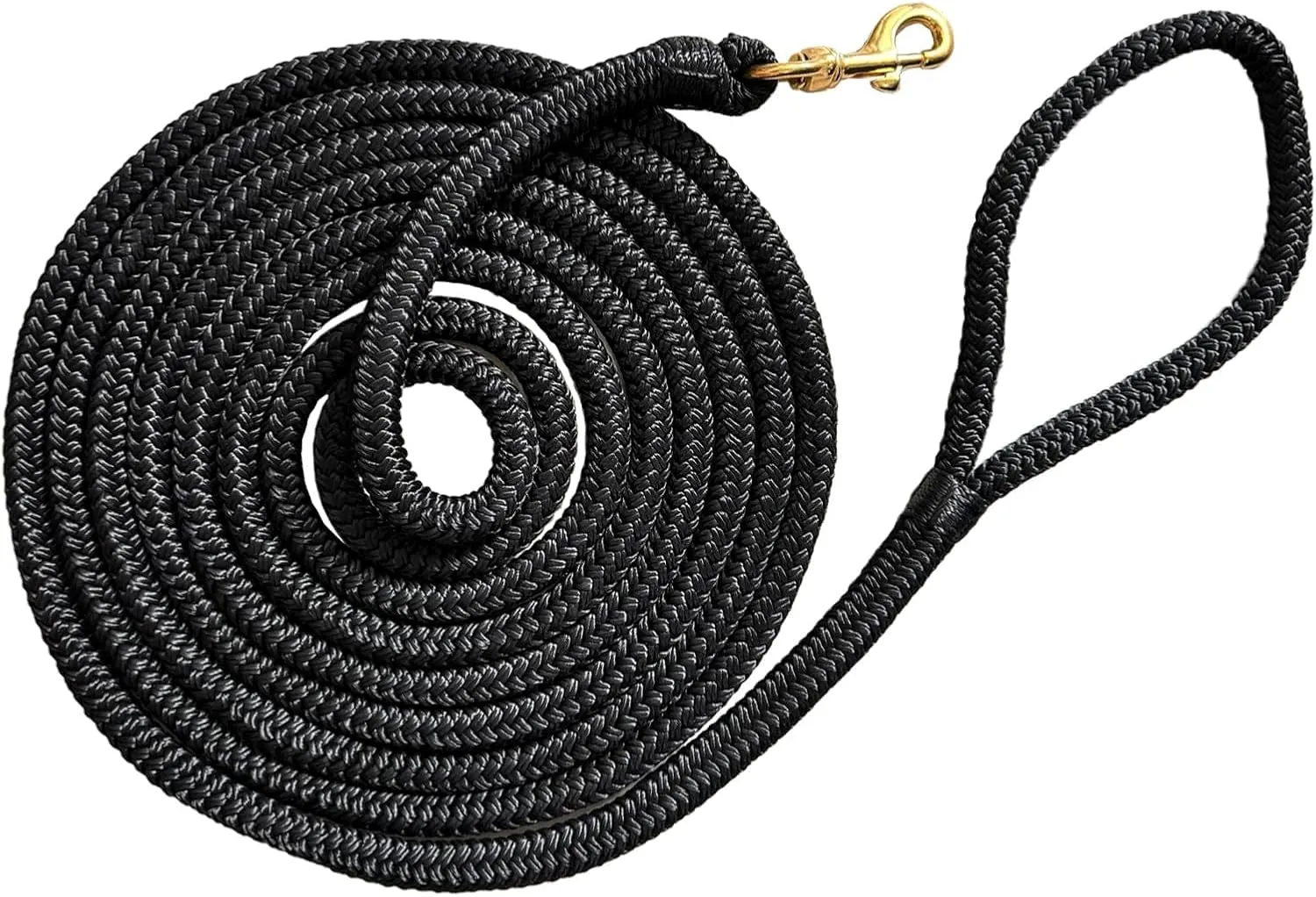 Double Nylon Horse Lead Ropes – 10FT / 15FT Durable Lightweight Lead Ropes for Horses with Snap Hook