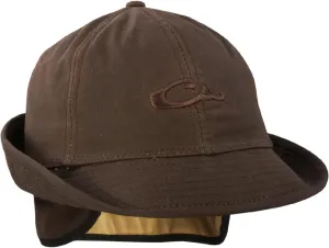 Drake Waterfowl Unisex DH7007-BRN Waxed Canvas Insulated Jones Hat