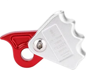 Drfeify Climbing Rope Grab,High Strength Aluminum Magnesium Alloy Rope Grab Safety Rope Riser Clamp Ascender Equipment