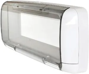 Dual Electronics SG3 Splashguard Marine Radio Housing Unit, Waterproof, Transparent, Single DIN, White