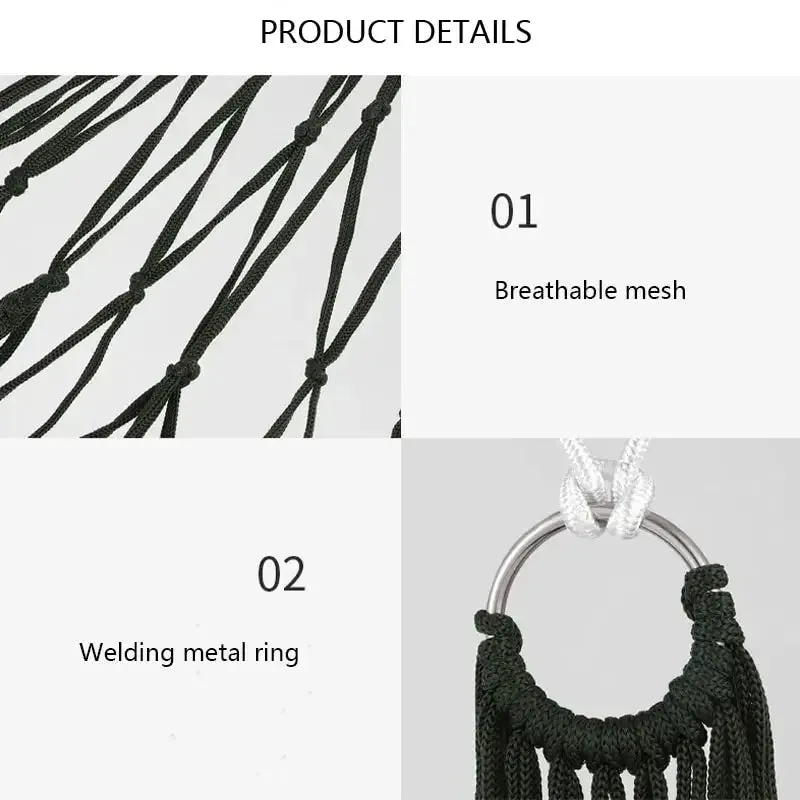 Durable Nylon Rope Hammock Swing Chair