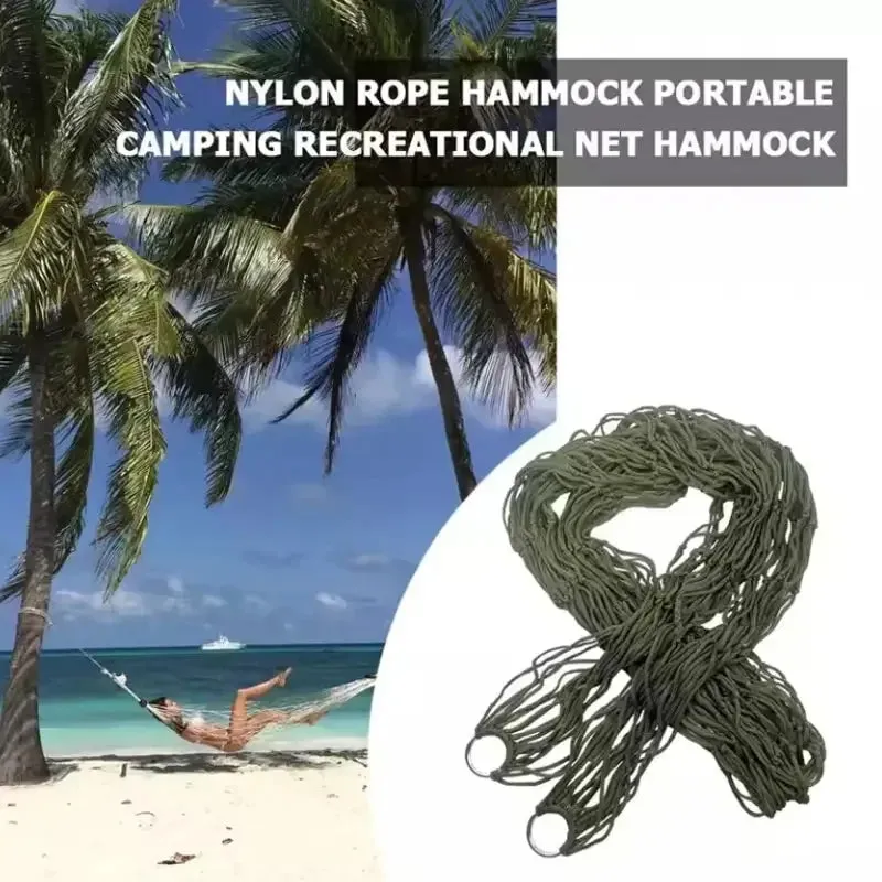 Durable Nylon Rope Hammock Swing Chair