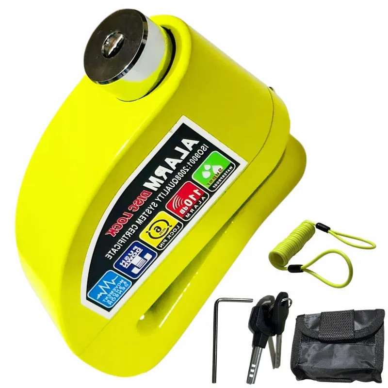 durable Waterproof Motorcycle Alarm Lock