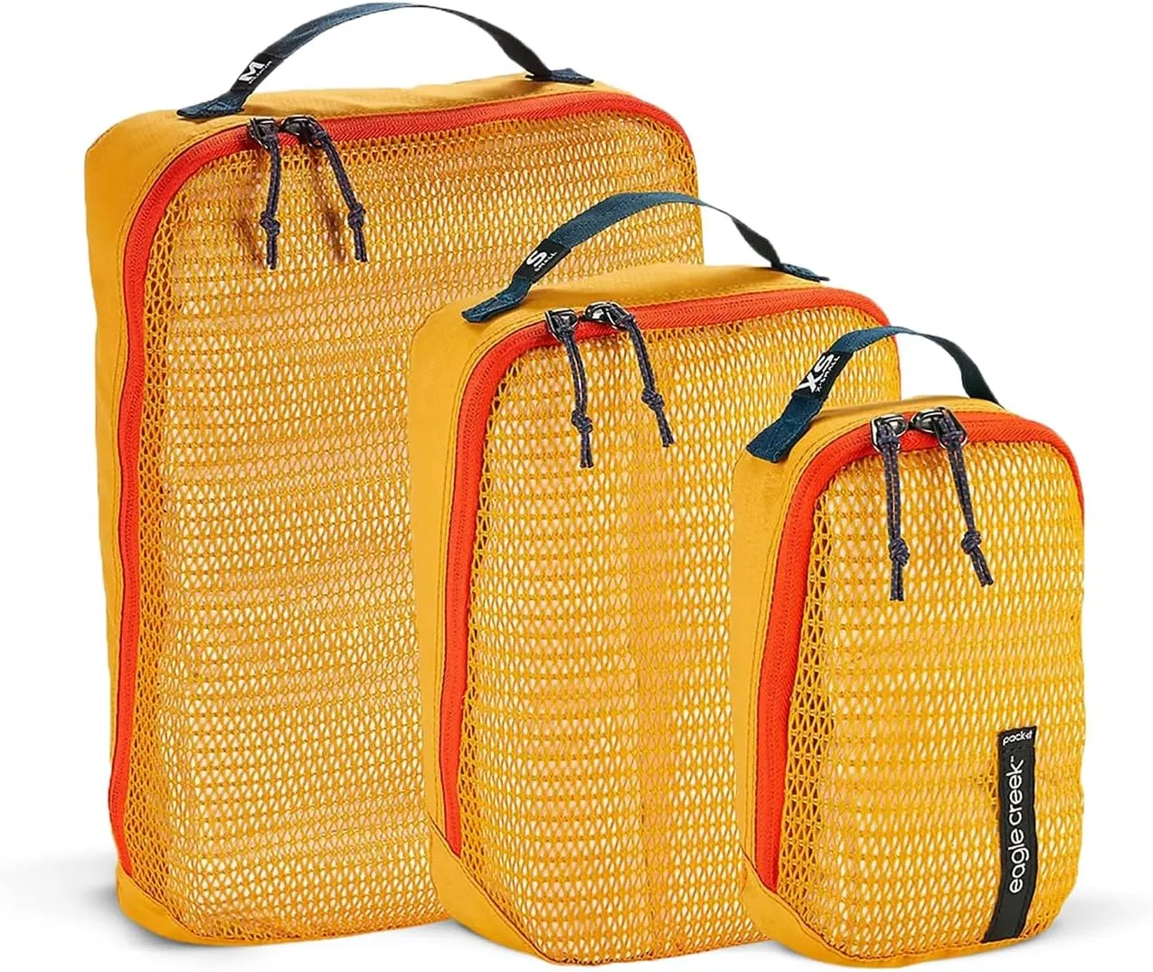 Eagle Creek Pack-it Reveal Cube Set, Sahara Yellow - Set XS/S/M
