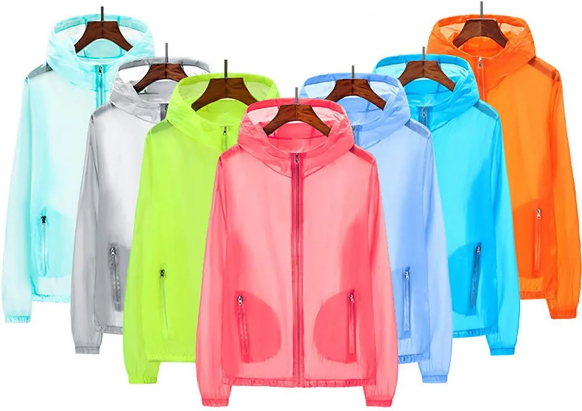 ECYC Men Women Summer Cycling Jackets Lightweight Long Sleeve UV Sun Protect Beach Wear