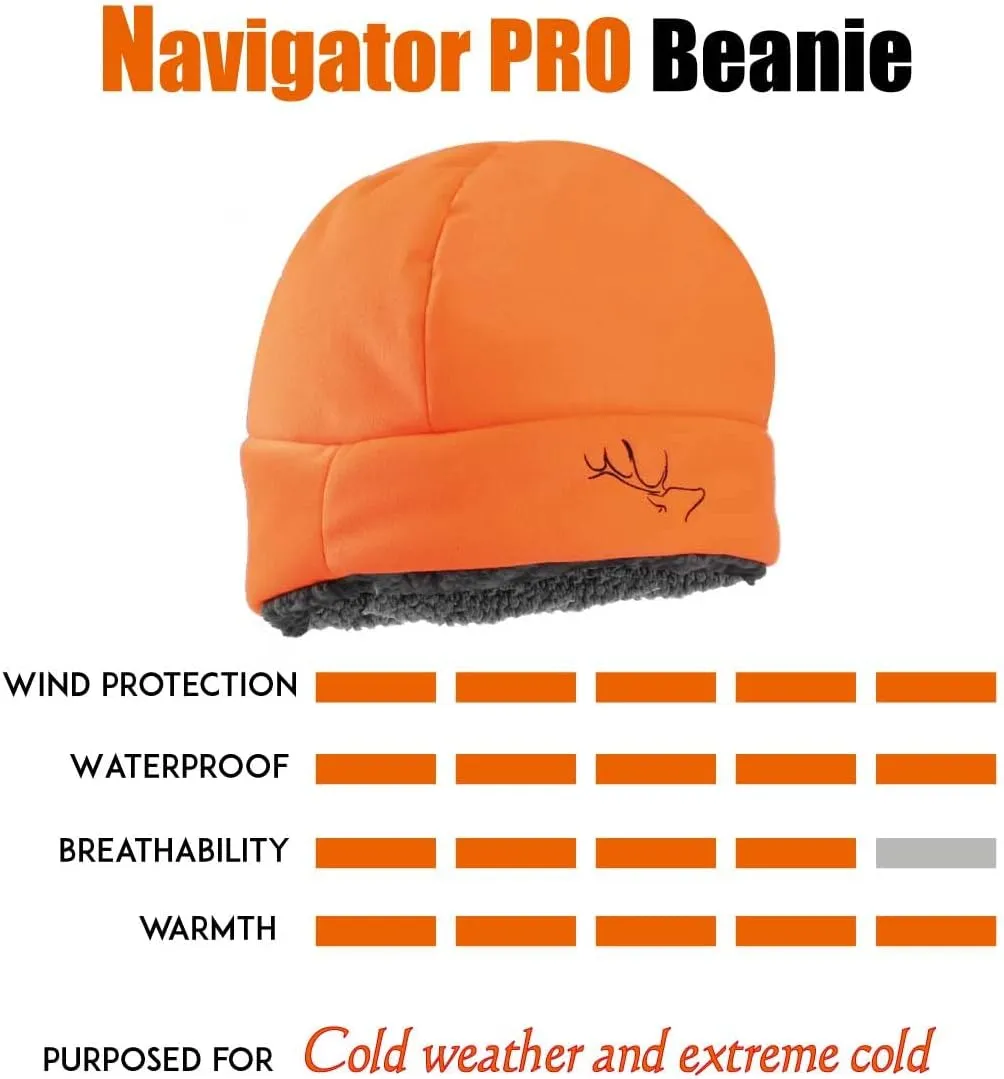 EDTREK Ultra Performance Insulated Beanie Hat for Cold Weather - Waterproof and Windproof Backcountry Winter Hat