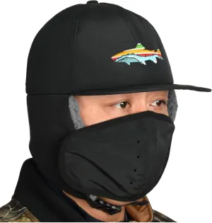 EDTREK Waterproof Trapper Hat with Face Mask for Coldest Conditions - Backcountry Winter Bomber Hat