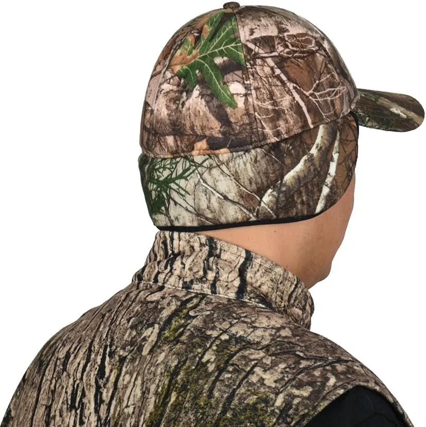 EDTREK Windproof and Waterproof Winter Hat with Sherpa Lined Ear Flap - Ultra Performance Blaze Orange and Camo Hunting Hat