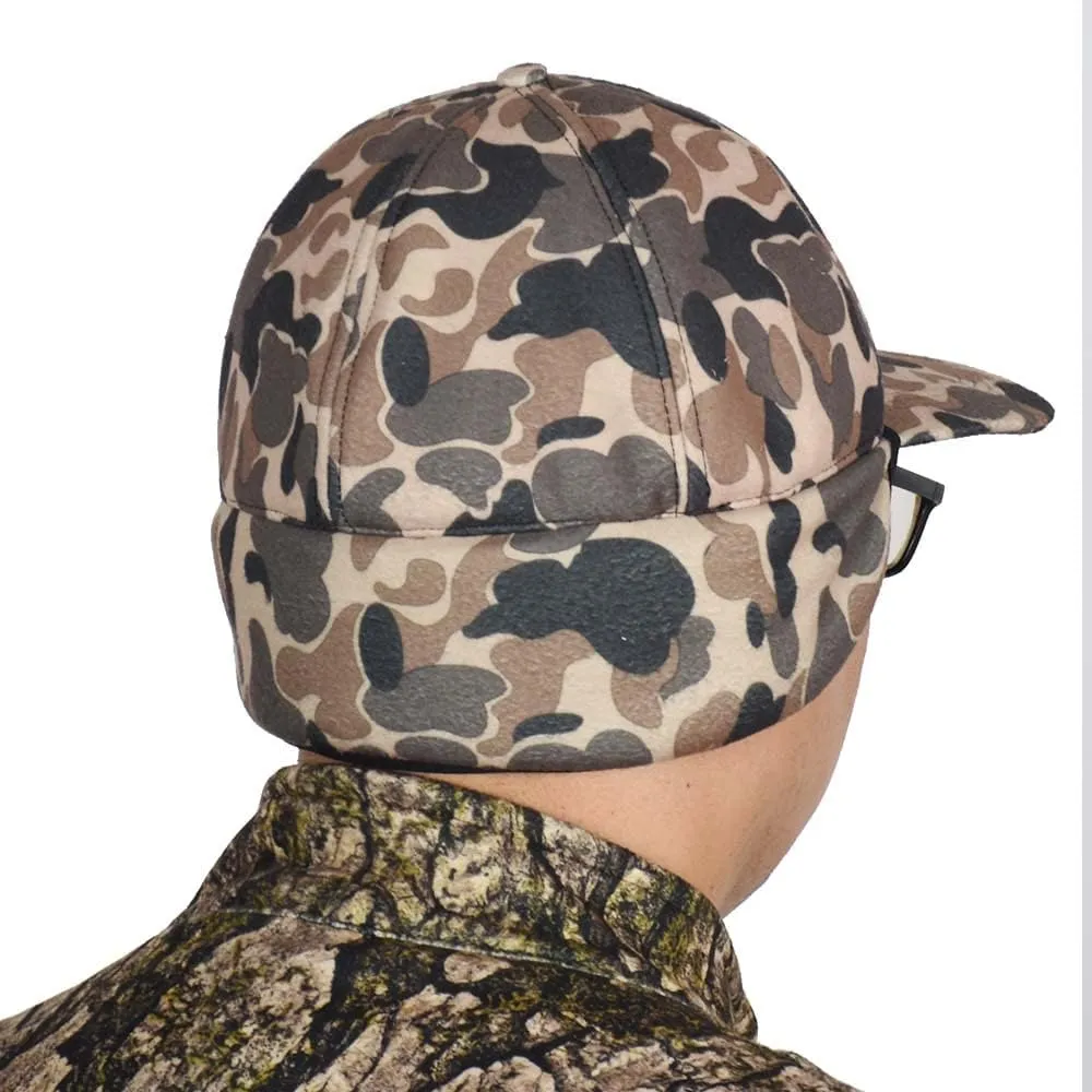 EDTREK Windproof and Waterproof Winter Hat with Sherpa Lined Ear Flap - Ultra Performance Blaze Orange and Camo Hunting Hat