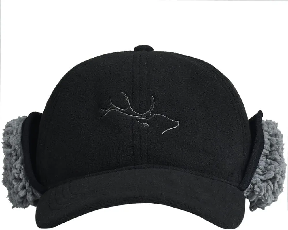 EDTREK Windproof and Waterproof Winter Hat with Sherpa Lined Ear Flap - Ultra Performance Blaze Orange and Camo Hunting Hat