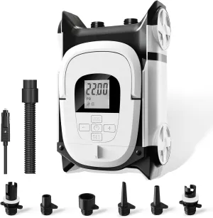 Electric Pump for Paddle Board 22PSI with DC 12V Car Power Connector, High Pressure Electric Air Pump for Inflatable Sup, Kayak, Boat, Mettress