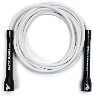 Elite Jumps | 6mm PVC Jump Ropes for Fitness | Indoor/Outdoor Adjustable Boxing Jump Rope w/Unbreakable Handles & Ultra-Durable Non-Kinking PVC | Skipping Rope for Men & Women & Boxer Rope Jump Rope