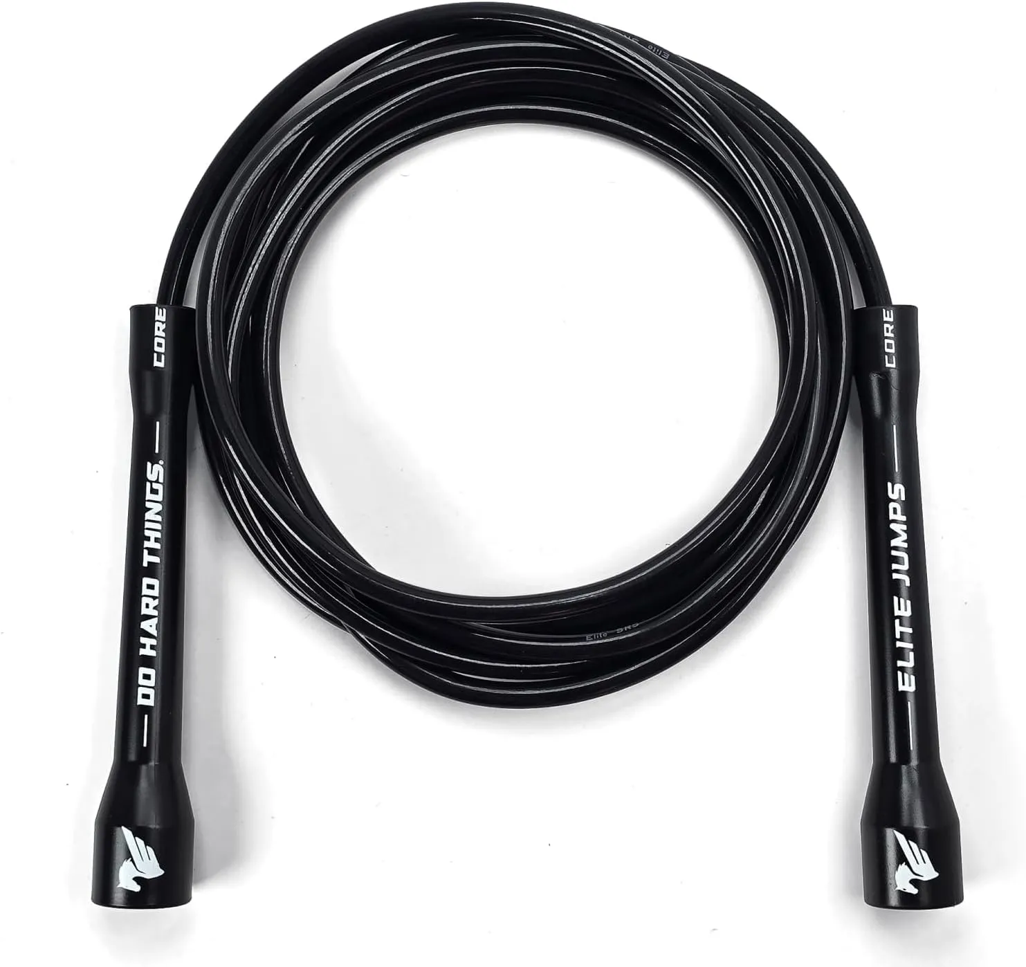 Elite Jumps | 6mm PVC Jump Ropes for Fitness | Indoor/Outdoor Adjustable Boxing Jump Rope w/Unbreakable Handles & Ultra-Durable Non-Kinking PVC | Skipping Rope for Men & Women & Boxer Rope Jump Rope