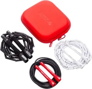 Elite Jumps - Beginner Progression Bundle - 3 Weighted Jump Ropes & Storage Case - Ropes for Beginners, Intermediates, & Advanced Users - Strong & Durable - Progression Training