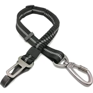 Enhanced Carabiner Adjustable Dog Seat Belt