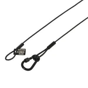 Equinox 75cm Black Stainless Steel Safety Wire 25kg