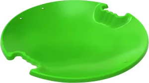 Era 26-inch Avalanche Adventurer Sled — 1 Rider Kids' Plastic Saucer for Year-Round Fun on Sand and Grass Hills, Green