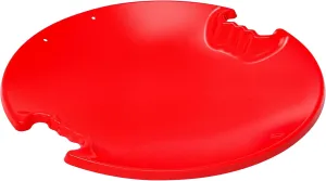 Era 26-inch Avalanche Adventurer Sled — 1 Rider Kids' Plastic Saucer for Year-Round Fun on Sand and Grass Hills, Red