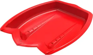Era 30-inch T-Rex Saucer Sled — 1 Rider Kids' Novelty Saucer for Year-Round Fun on Sand and Grass Hills, Red