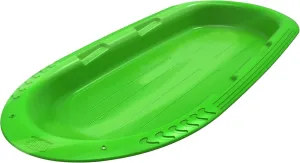 Era 36-inch Manitou Adventurer Sled — 1 Rider Kids' Plastic Toboggan, Green
