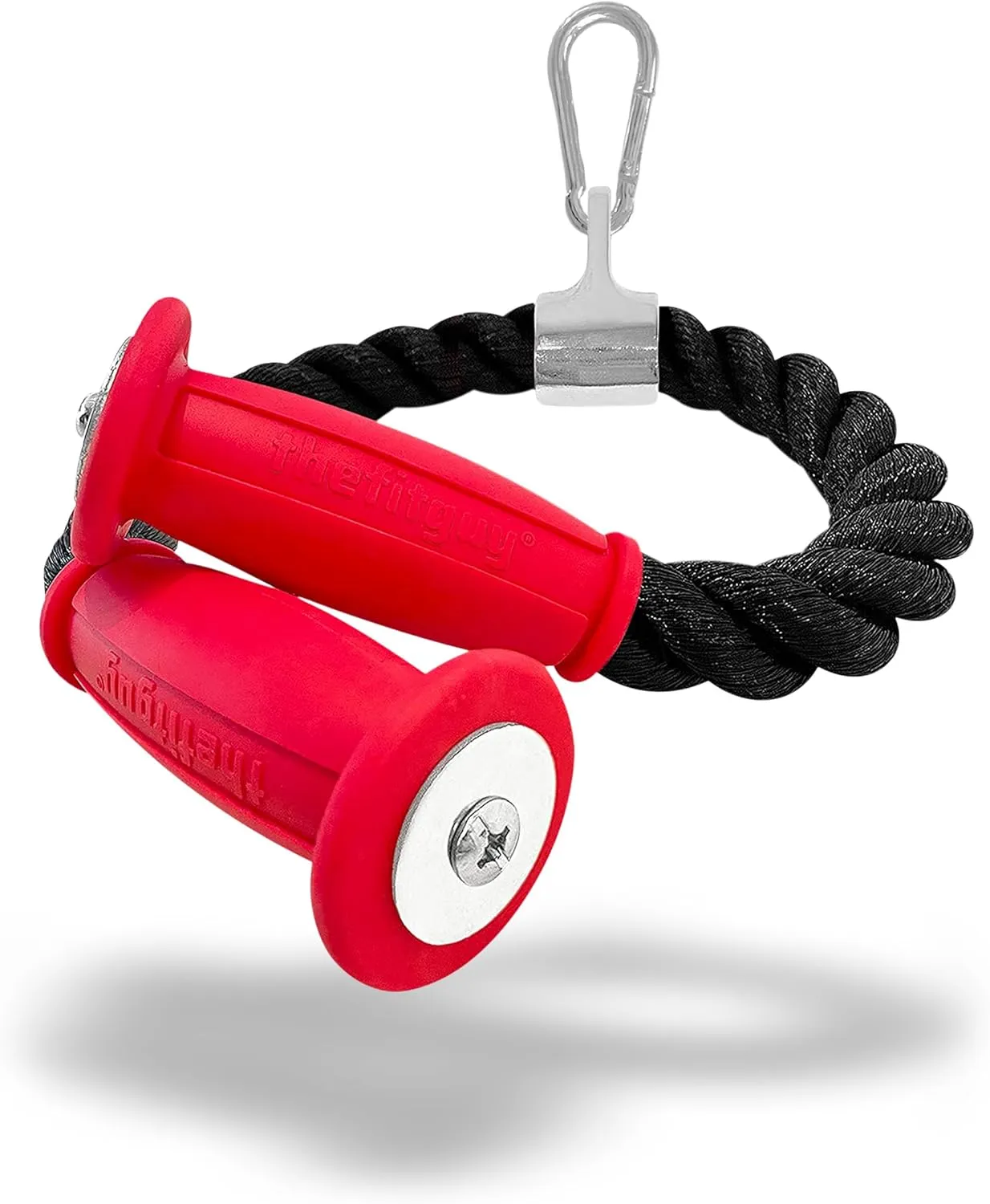 Ergonomic Tricep Rope | 30” Non-Slip Cable Attachment | Wrist Pressure Relief | Grip Strength & Forearm Activation | Home & Commercial Gym Accessory | for Cable Machine & Smart Gym