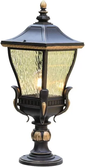 European Style Column Head Lamp Waterproof Simple Garden Door Pier Wall Head Lamp American Villa Outdoor Courtyard Wall Lamp