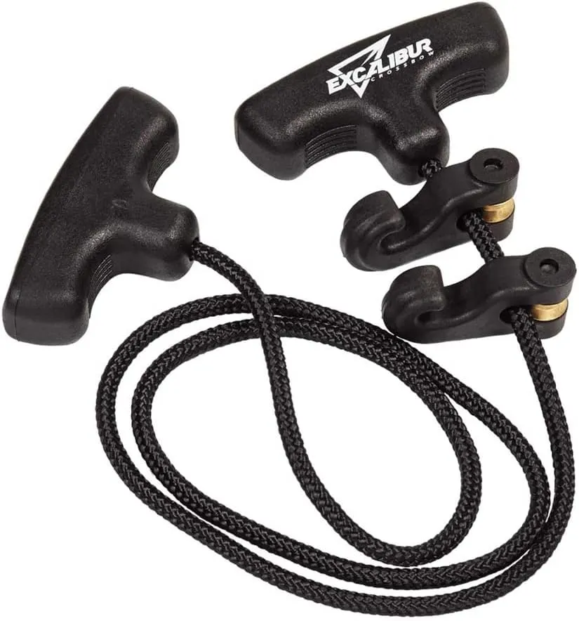 Excalibur Rope Cocking Aid - Archery Hunting Durable Versatile Double T-Handle Crossbow Cocking Device
