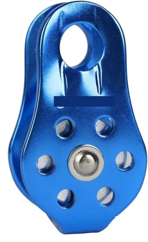 Exercise Pulley Rock Climbing Pulley Fixed Sideplate Single Sheave Pulley Outdoor Survival Tool High Altitude Traverse Hauling Gear (Color : 5) (1)