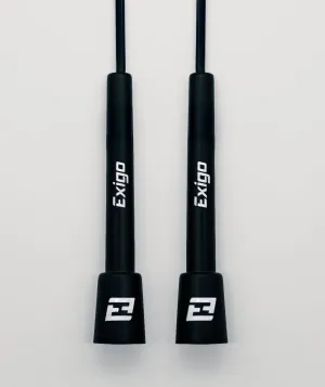 Exigo® Stealth Adjustable Speed Rope - Black