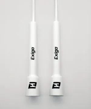 Exigo® Stealth Adjustable Speed Rope - White