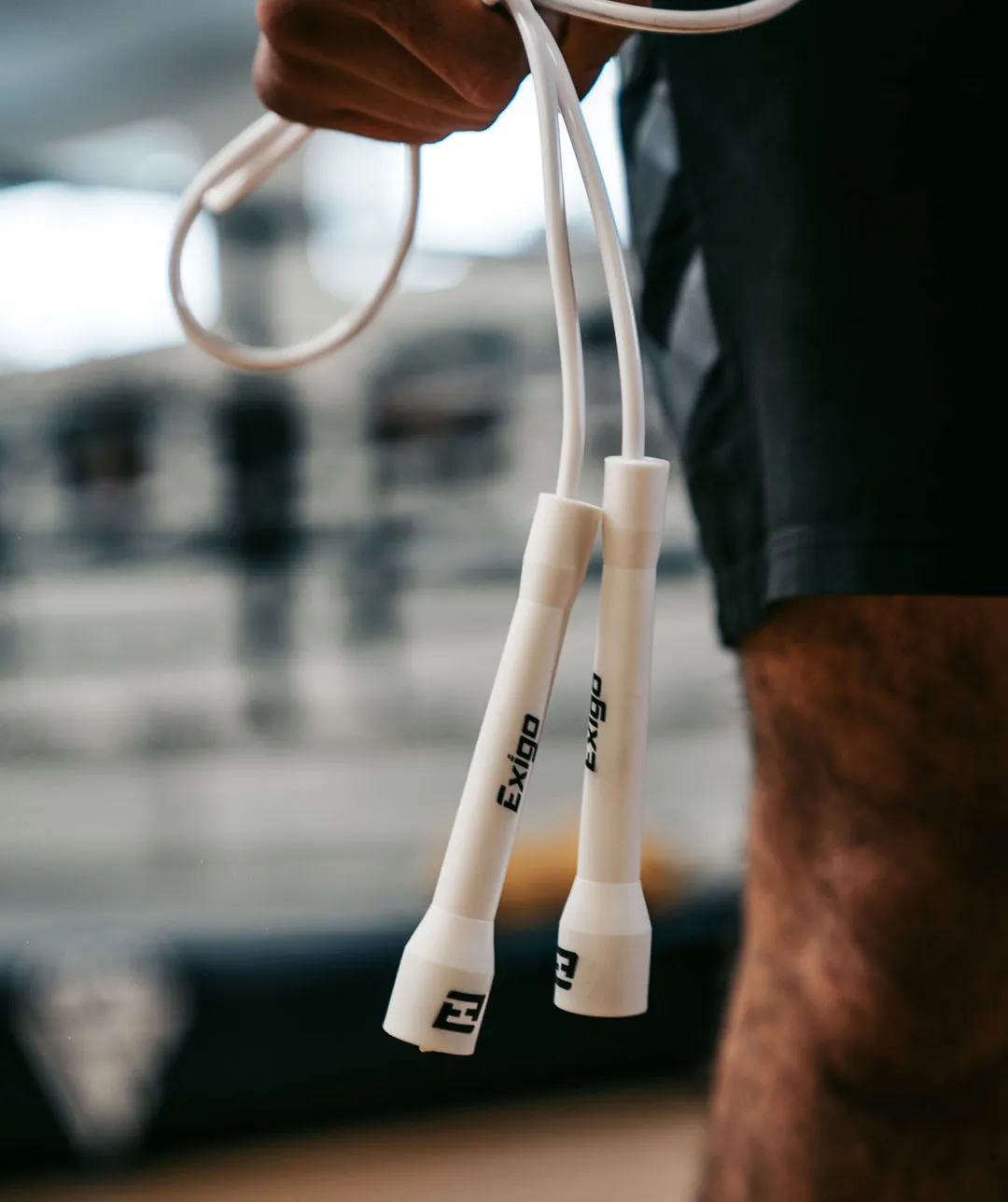 Exigo® Stealth Super Pro Adjustable Speed Rope - White