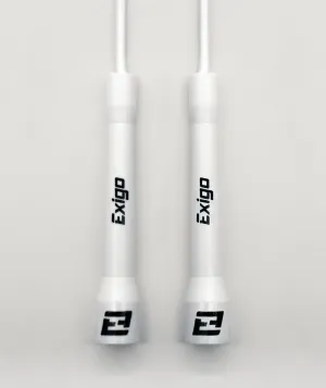 Exigo® Stealth Super Pro Adjustable Speed Rope - White