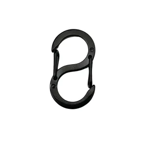 Extra-Small Black S-Biner Carabiner Clip