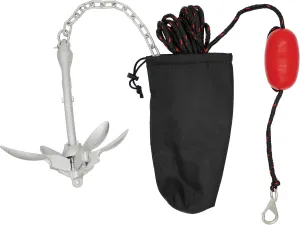 Extreme Max 3006.6785 BoatTector Complete Deluxe Grapnel Anchor Kit for Small Boats, Kayaks, PWC, Jet Ski, Paddle Boards, etc. - 3.5 lbs.