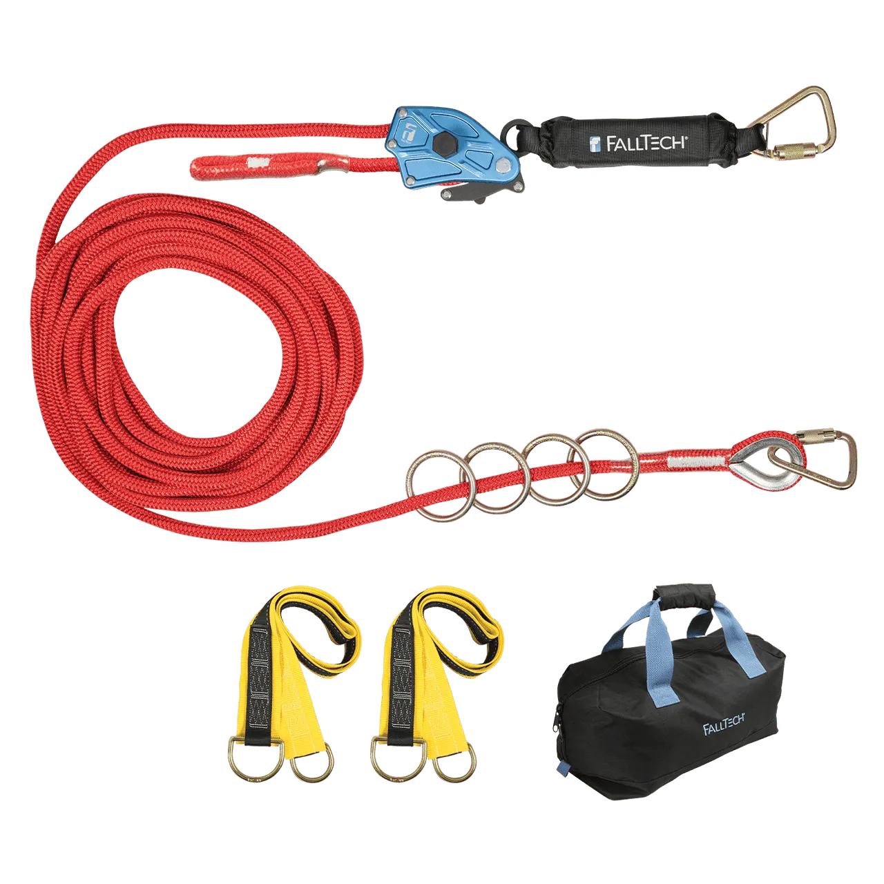 FALLTECH 100' 4-Person Temp Rope HLL System